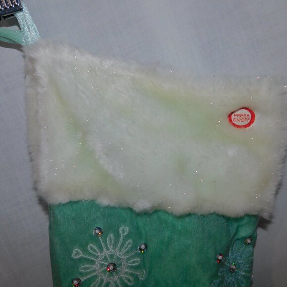 VTG Disney Gemmy Belle Beauty and the Beast Musical Christmas Stocking 16" *READ - Picture 5 of 6